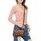 American Darling Small Crossbody Hand Tooled Genuine Leather Women Bag Western Handbag | purse