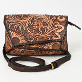American Darling Small Crossbody Hand Tooled Genuine Leather Women Bag Western Handbag | purse