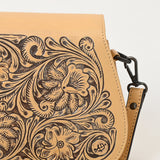 American Darling Cross Body Hand Tooled Genuine Leather Western Women Bag Handbag Purse |