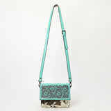 American Darling Cross Body Hand Tooled Hair on-Genuine Leather Western Women Bag Handbag Purse | Crossbody