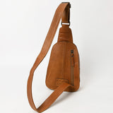 American Darling Sling Hand Tooled Genuine Leather Women Bag Western Handbag Purse