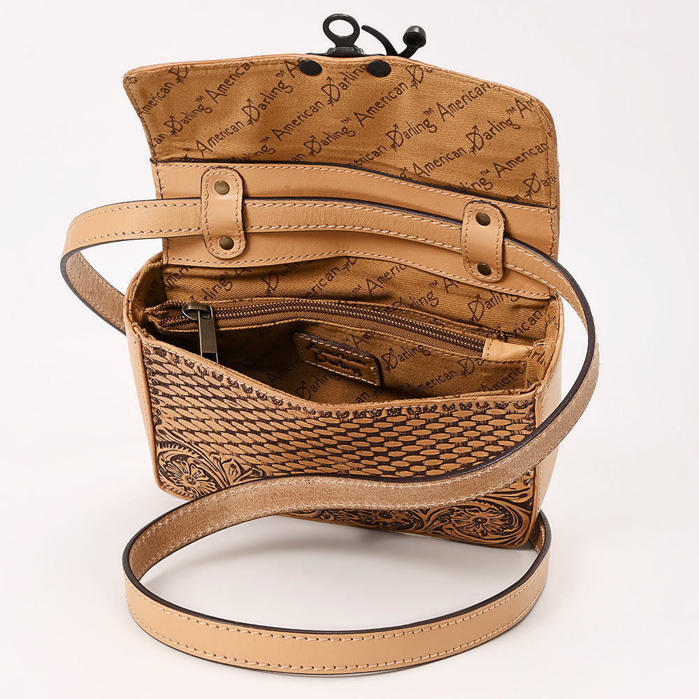 American Darling Crossbody Hand Tooled Genuine Leather Women Bag Western Handbag Purse | Bags