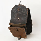 Hilason Western Horse Leather Saddle Bag Heavyduty Traditional Trail Ride