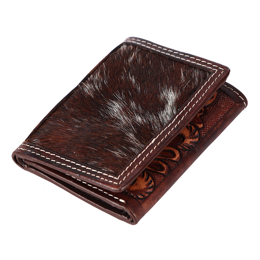 BAR H EQUINE Genuine Leather Rodeo - Bifold & Trifold Wallet For Men Women