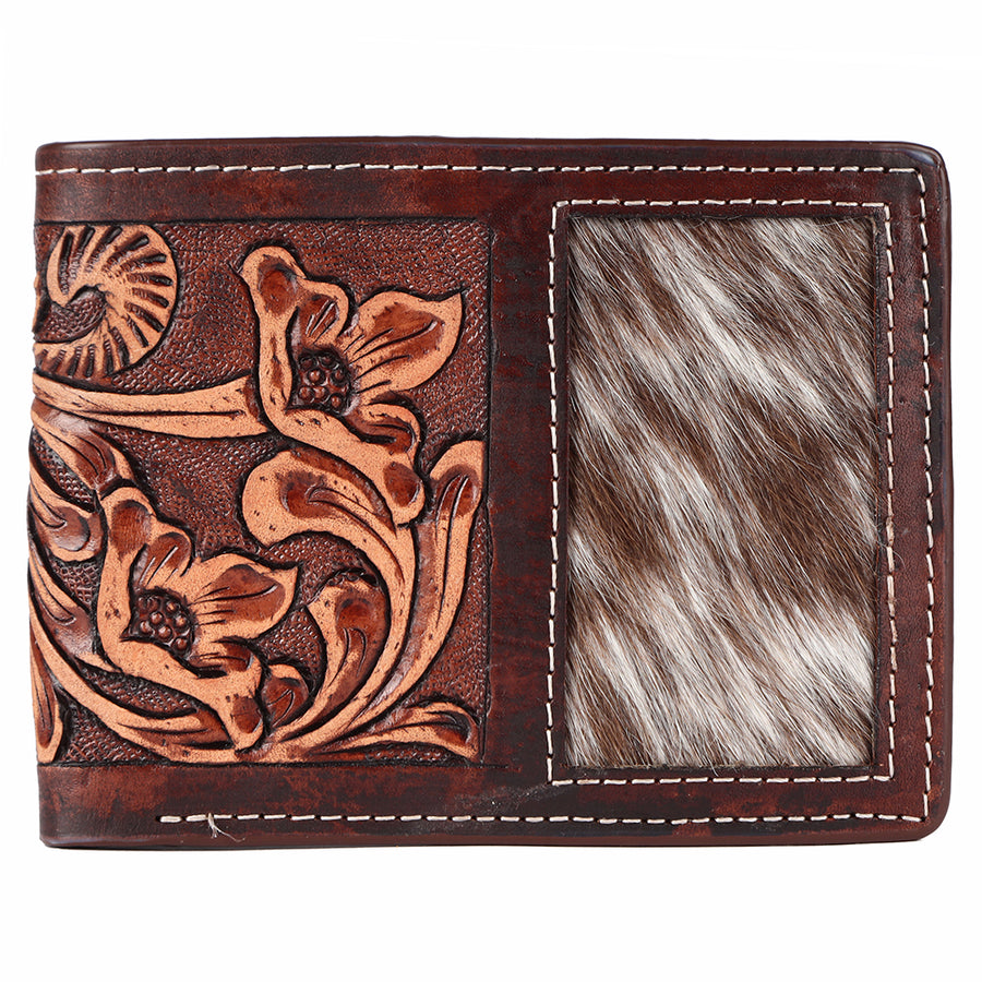 BAR H EQUINE Genuine Leather Rodeo - Bifold & Trifold Wallet For Men Women