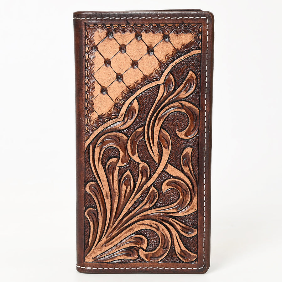 BAR H EQUINE Genuine Leather Rodeo - Bifold & Trifold Wallet For Men Women