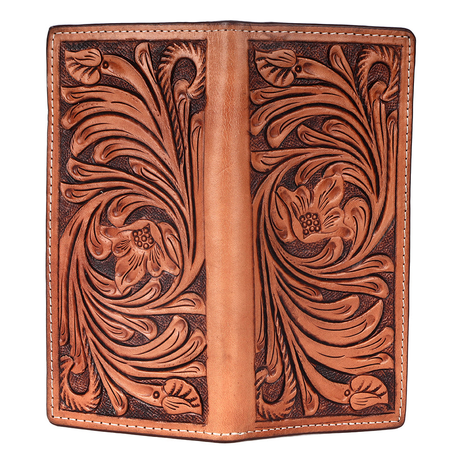 BAR H EQUINE Genuine Leather Rodeo - Bifold & Trifold Wallet For Men Women