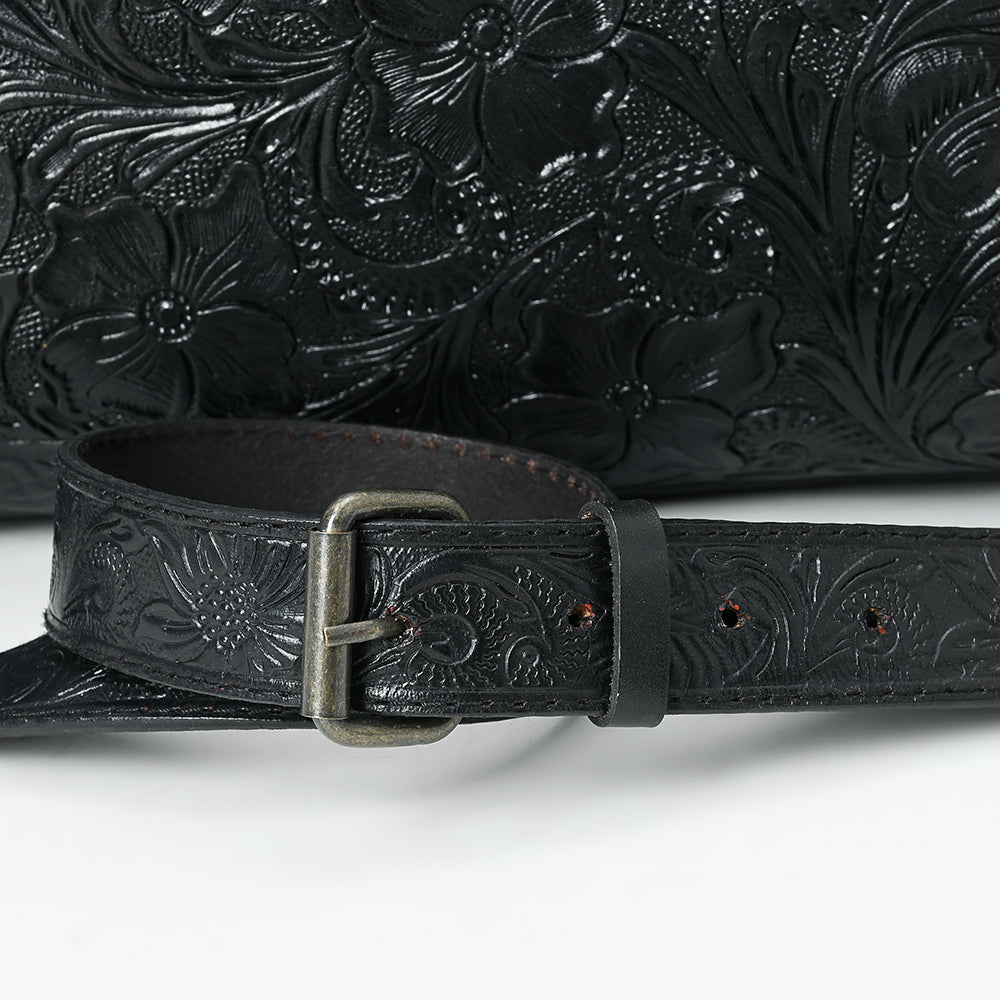 American Darling Duffel Hand Tooled Genuine Leather Women Bag Western Handbag Purse