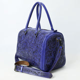 American Darling Duffel Hand Tooled Genuine Leather Women Bag Western Handbag Purse