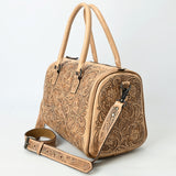 American Darling Duffel Hand Tooled Genuine Leather Women Bag Western Handbag Purse