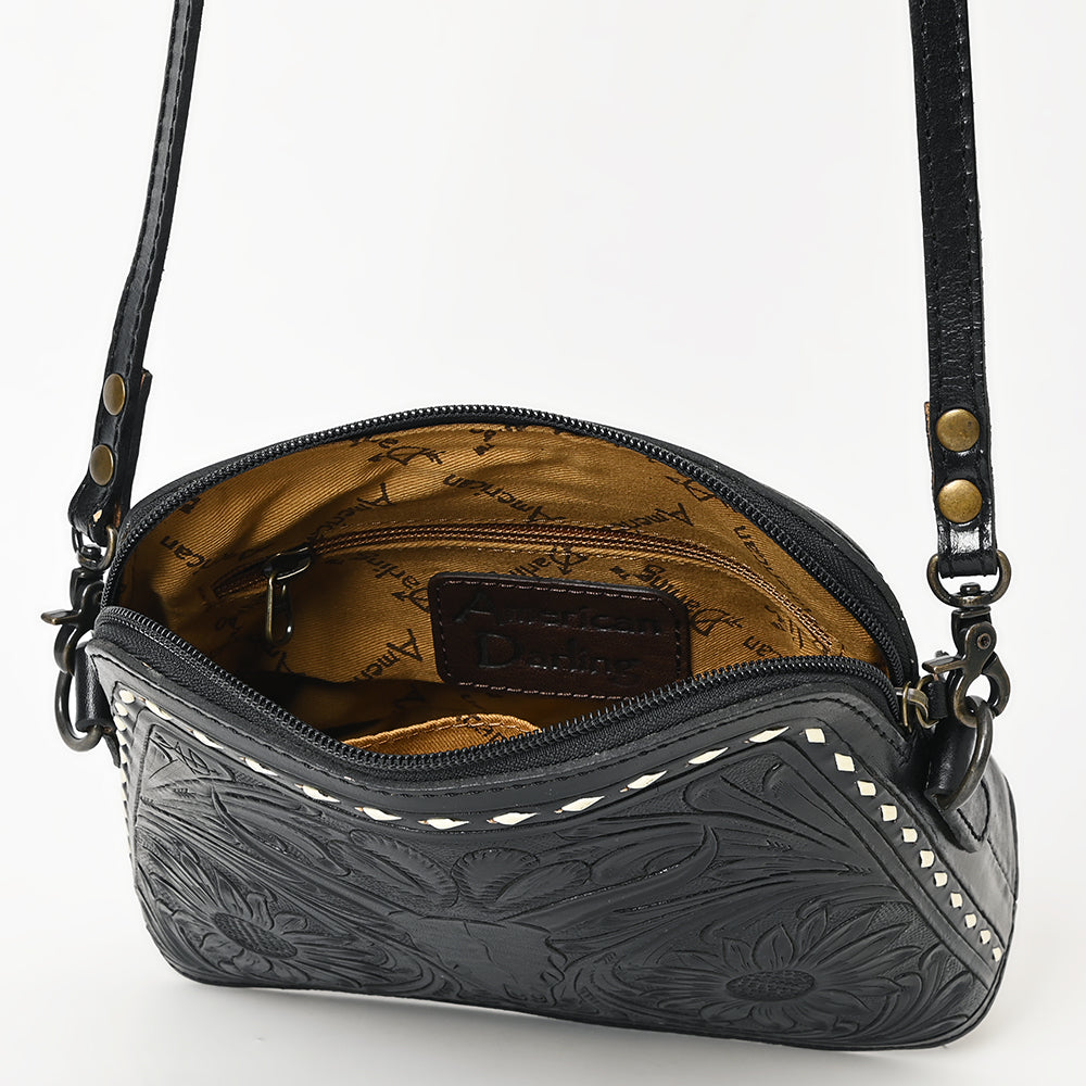 American Darling Cross Body Hand Tooled Genuine Leather Western Women Bag Handbag Purse | Crossbody for Cute