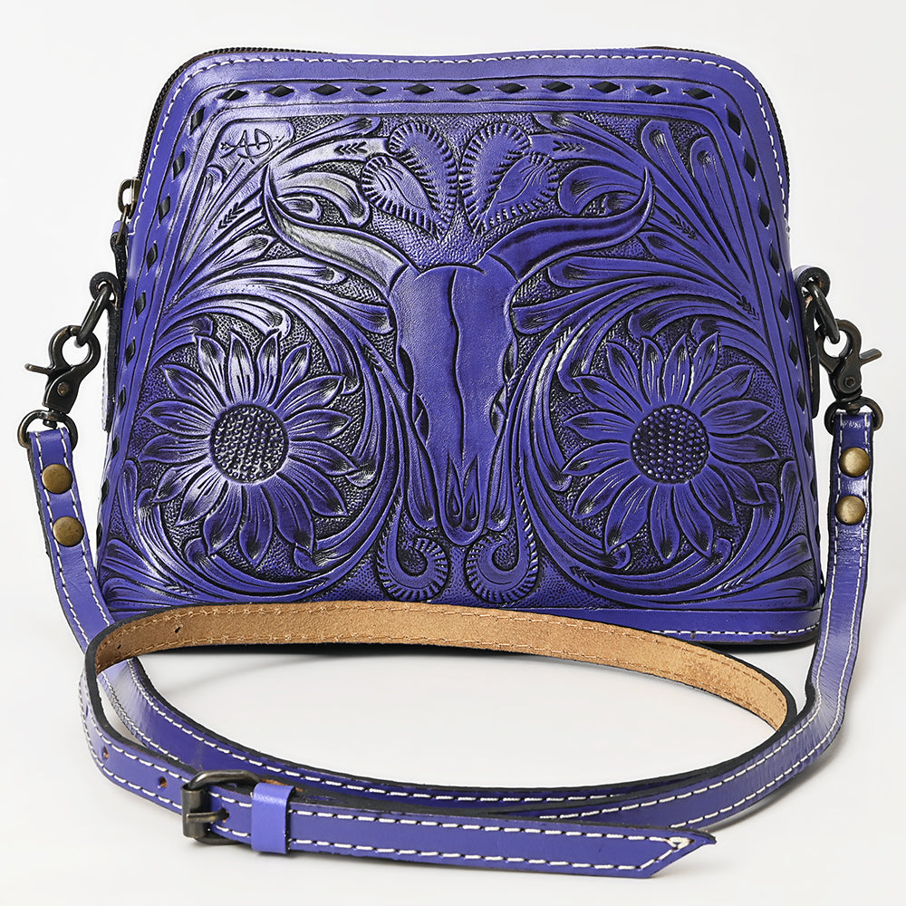 American Darling Cross Body Hand Tooled Genuine Leather Western Women Bag Handbag Purse | Crossbody for Cute