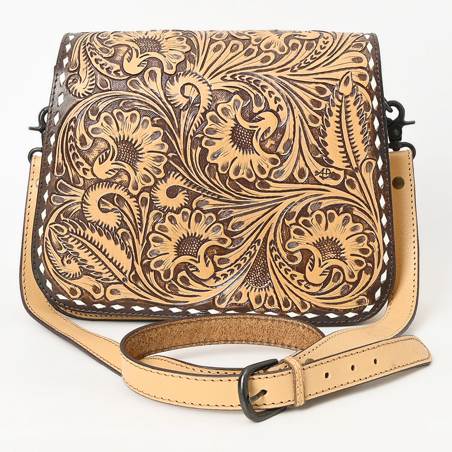 American Darling Cross Body Hand Tooled Genuine Leather Western Women Bag | Handbag Purse Crossbody for Cute