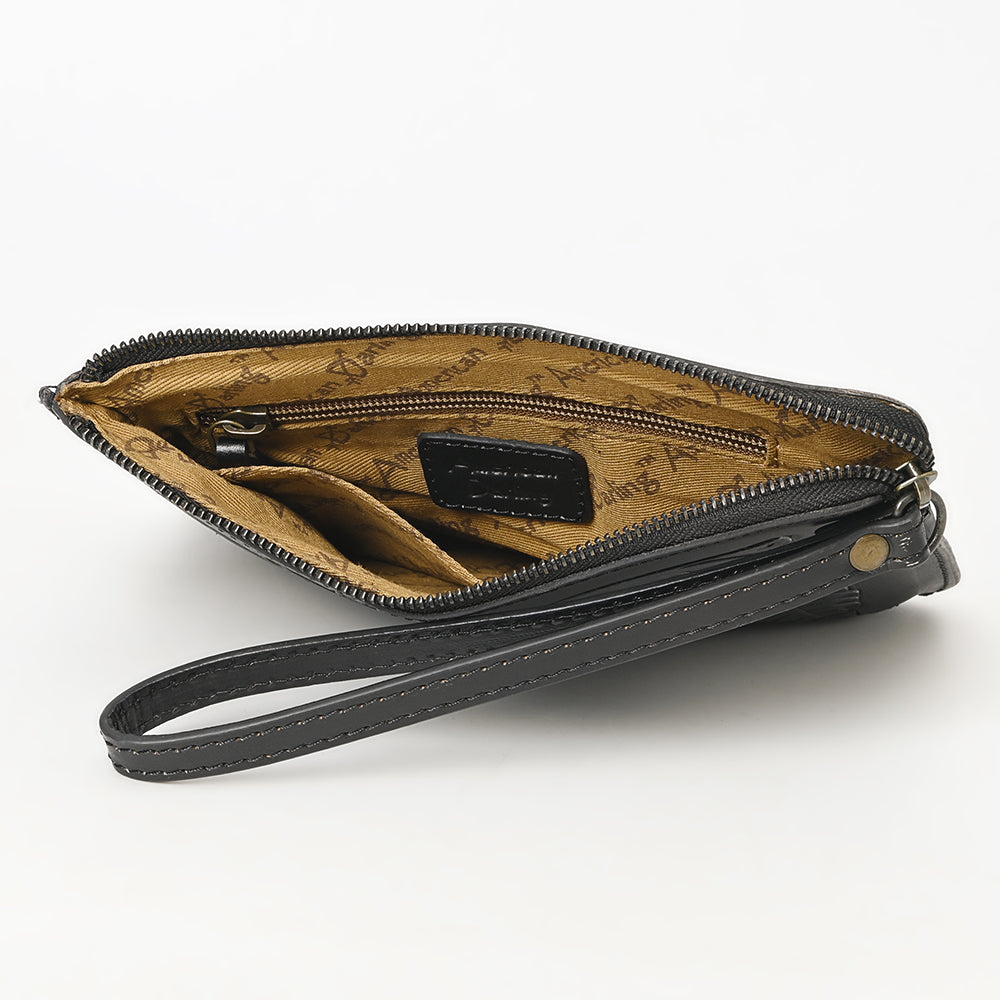 American Darling Coin Purse Hand Tooled Genuine Leather Western Women Bag | Handbag Wallet Purses for