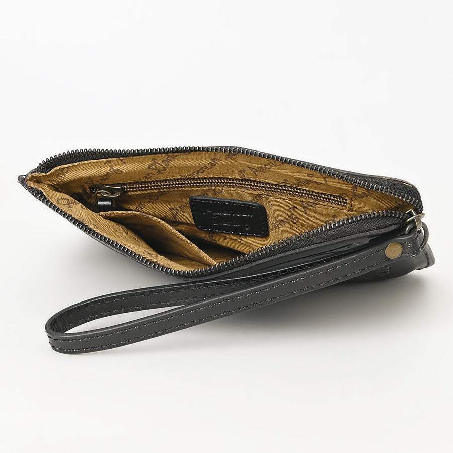 American Darling Coin Purse Hand Tooled Genuine Leather Western Women Bag | Handbag Wallet Purses for