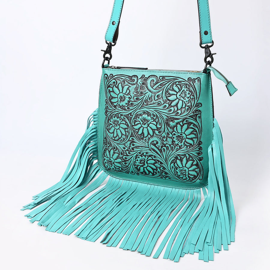 American Darling Messenger Hand Tooled Genuine Leather Western Women Bag Handbag Purse | Travel Bags College Casual - Uhorse