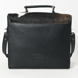 American Darling Briefcase Hand Tooled Hair on Genuine Leather Western Women Bag Handbag Purse | Travel Bags College Casual