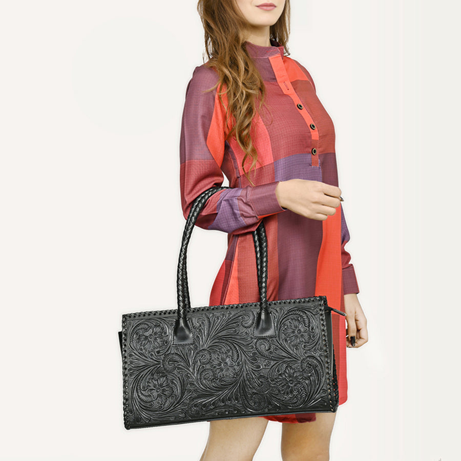 American Darling Tote Hand Tooled Genuine Leather Western Women Bag Handbag Purse | Travel Bags College Casual