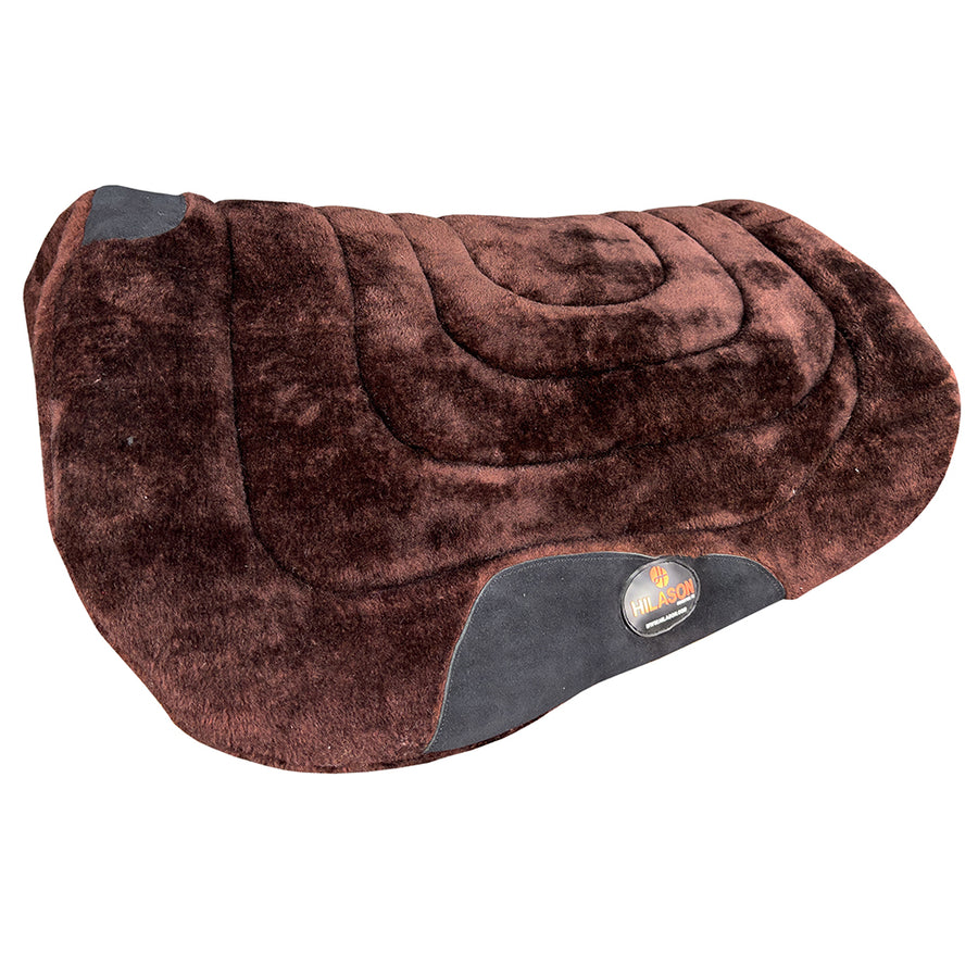 HILASON Western Endurance All Purpose Horse Fleece Saddle Pad Brown - Uhorse