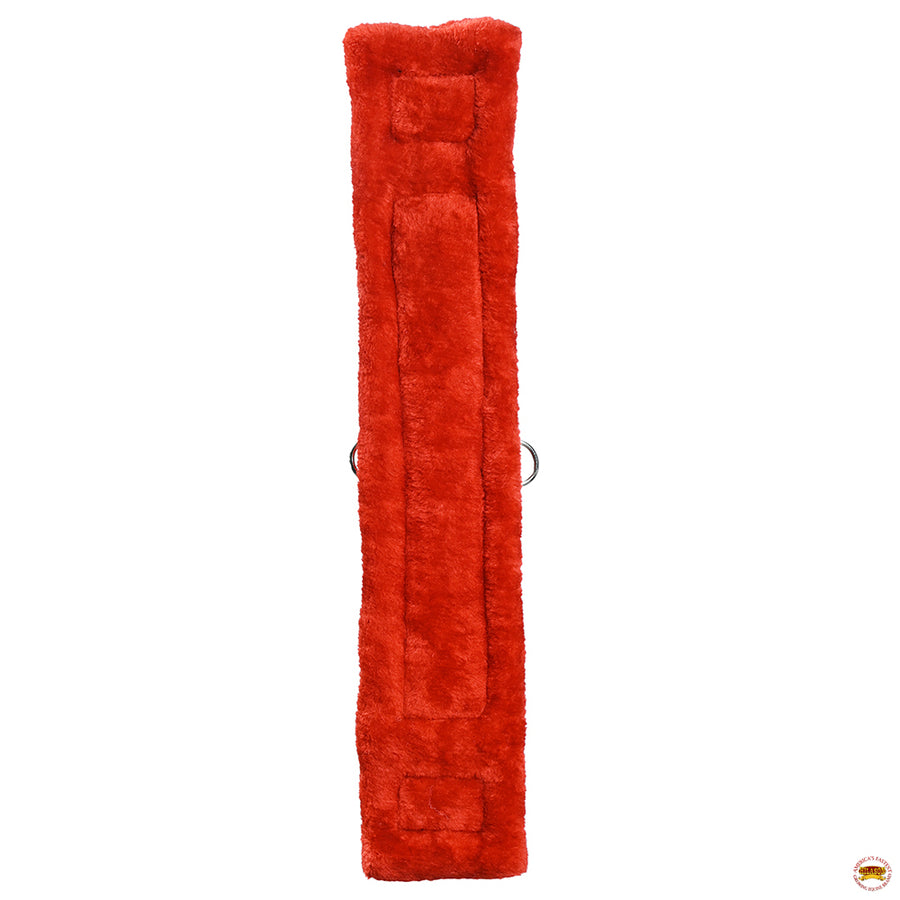 HILASON Western Horse Nylon Padded Fleece Straight Girth Stainless Steel Buckle | Cinch Strap for Horses Saddle