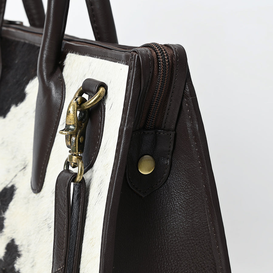 American Darling Tote Hair On Genuine Leather Western Women Bag Handbag Purse | for Cute