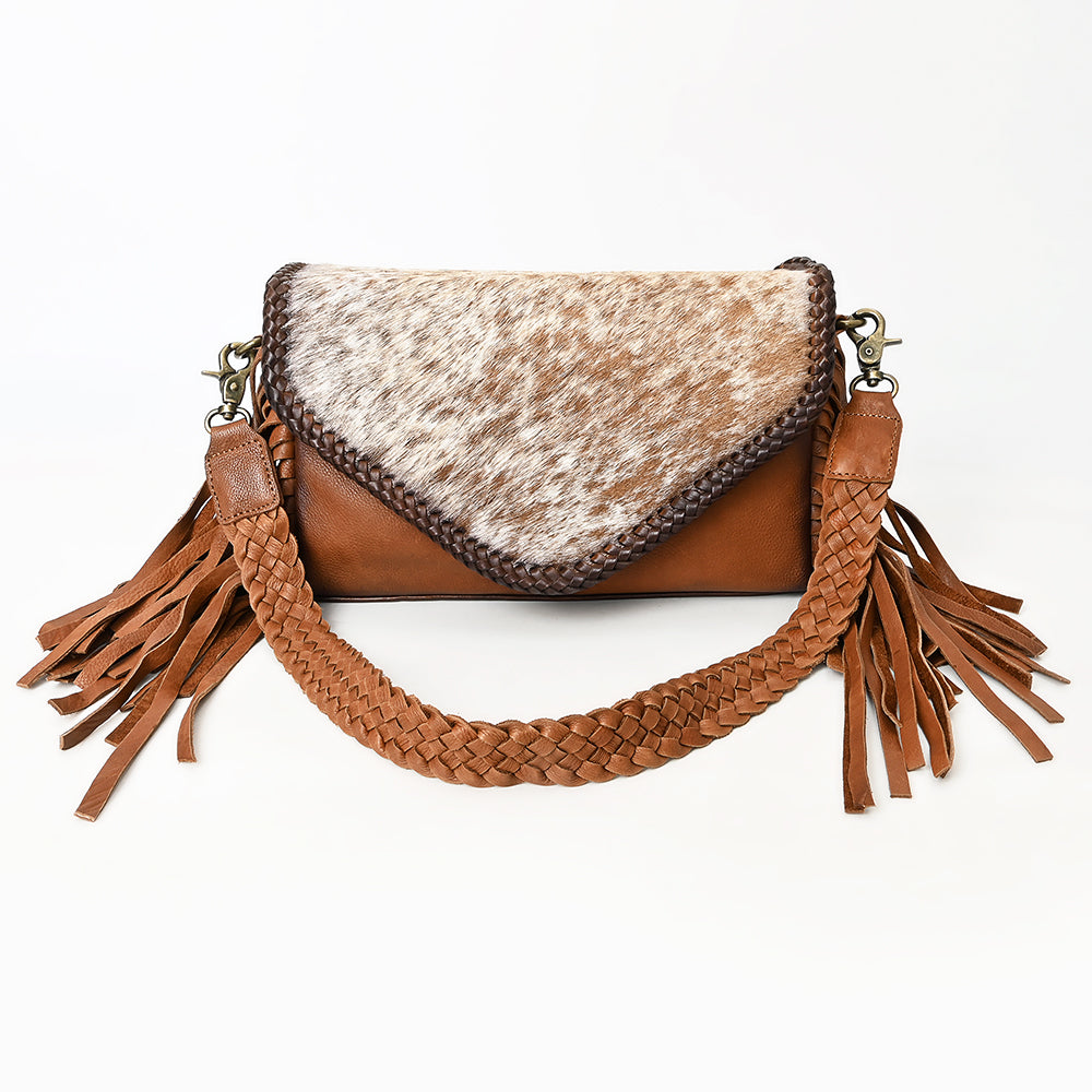 American Darling Crossbody Hair On Genuine Leather Western Women Bag Handbag Purse | for Cute