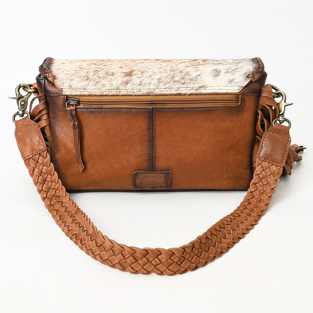American Darling Crossbody Hair On Genuine Leather Western Women Bag Handbag Purse | for Cute