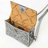 American Darling Small Crossbody Hand Tooled Genuine Leather Women Bag Western Handbag Purse