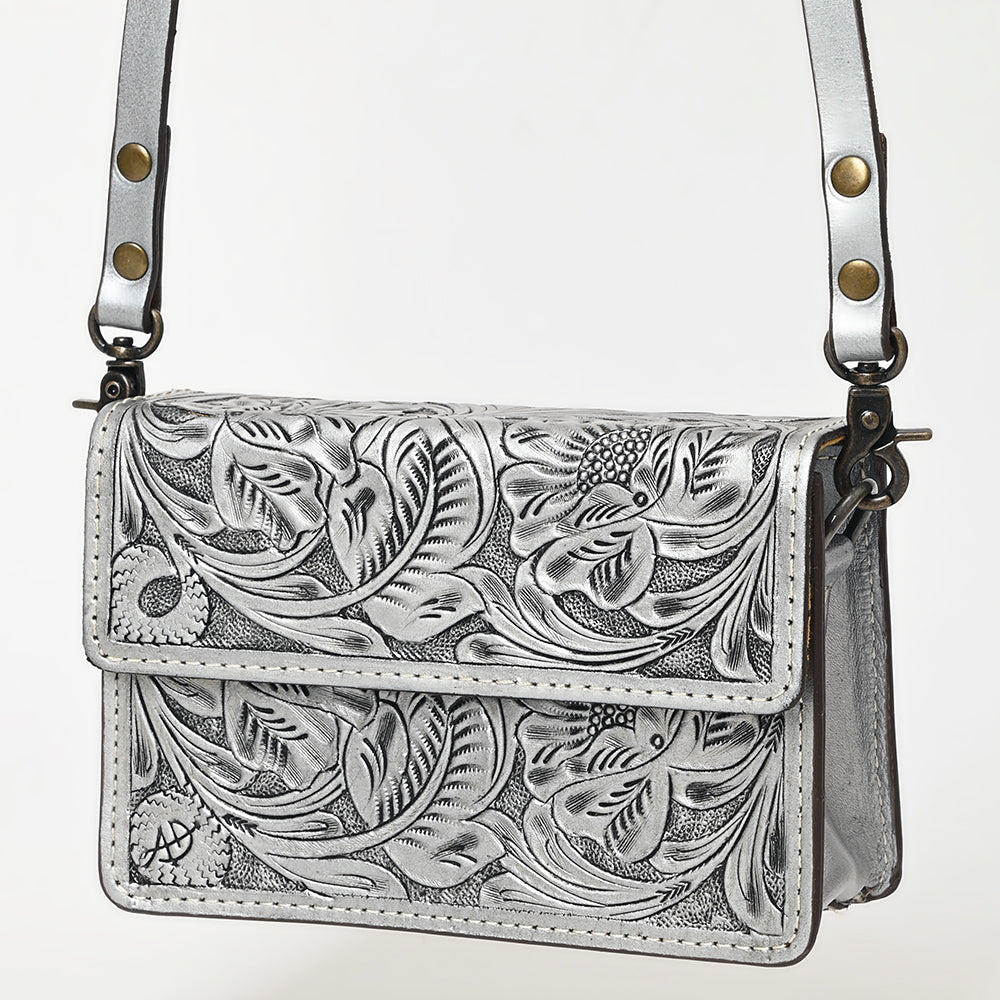 American Darling Small Crossbody Hand Tooled Genuine Leather Women Bag Western Handbag Purse