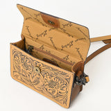 American Darling Small Crossbody Hand Tooled Genuine Leather Women Bag Western Handbag Purse