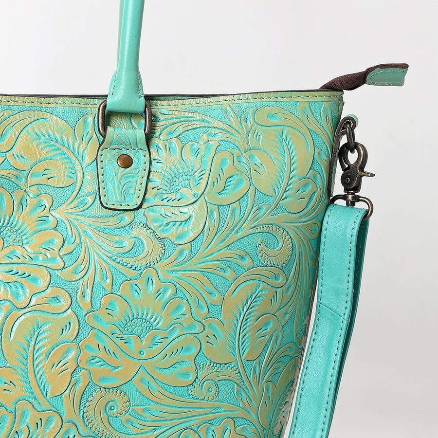 American Darling Western Tote Bag – Genuine Leather Hand-Tooled Design, Spacious Everyday Tote, Premium Craftsmanship & Durable Build