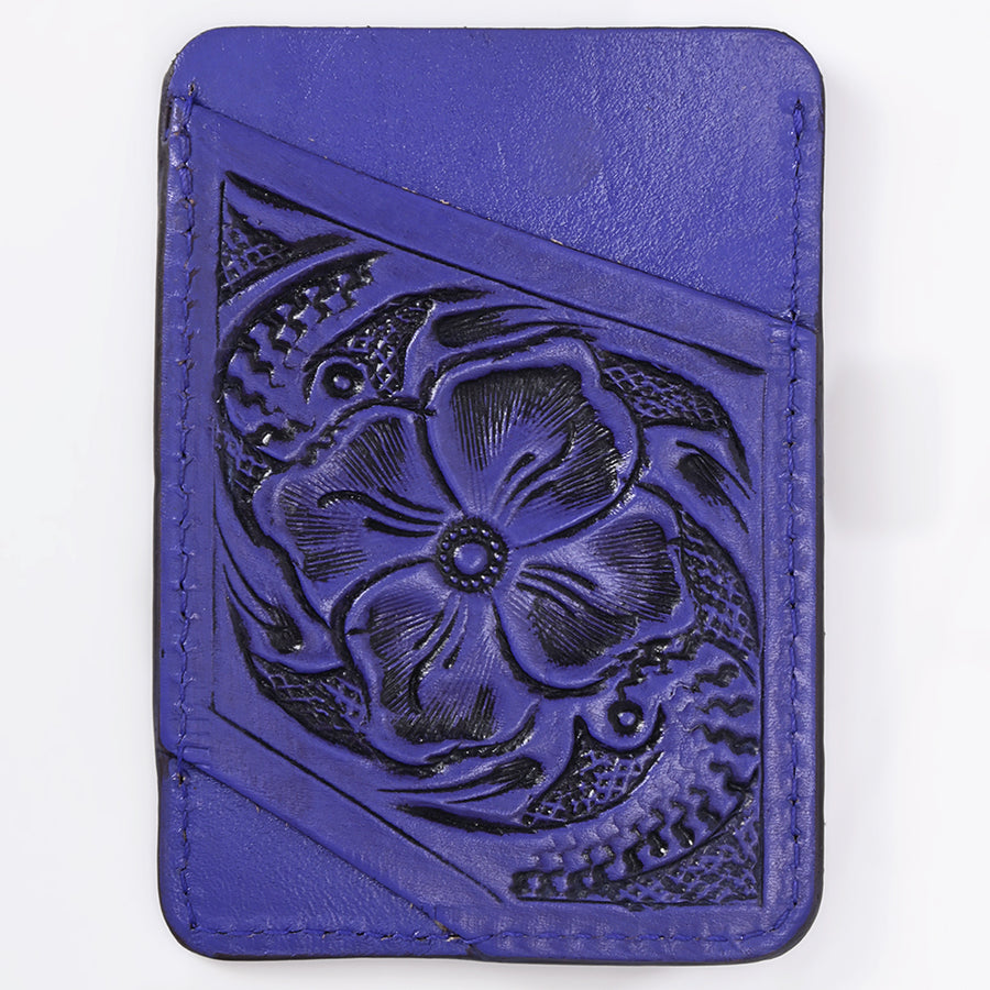 American Darling Card Holder Hand Tooled Genuine Leather | Business Credit