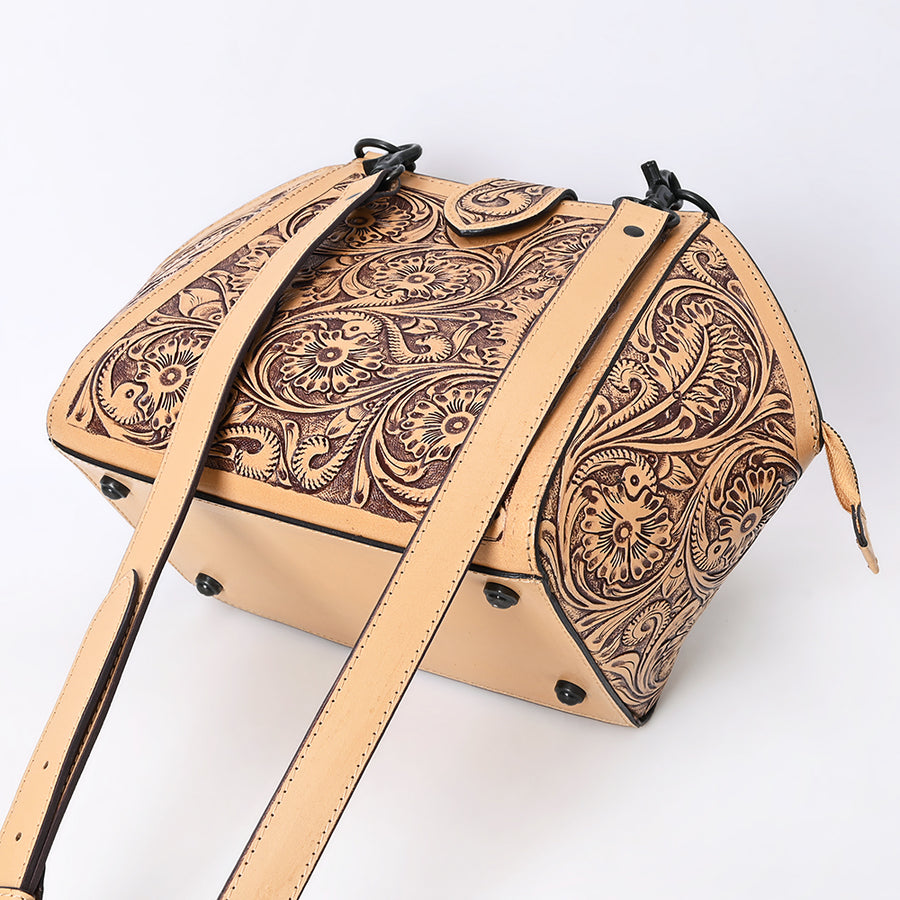 American Darling Messenger Hand Tooled Genuine Leather Women Bag Western Handbag Purse