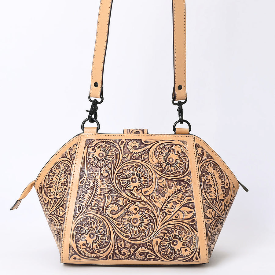 American Darling Messenger Hand Tooled Genuine Leather Women Bag Western Handbag Purse