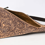 American Darling Sling Beautifully Hand Tooled Genuine Leather Women Bag Western Handbag Purse |