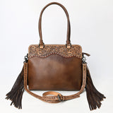American Darling Adbg1527 Tote Hand Tooled Genuine Leather Women Bag Western Handbag Purse