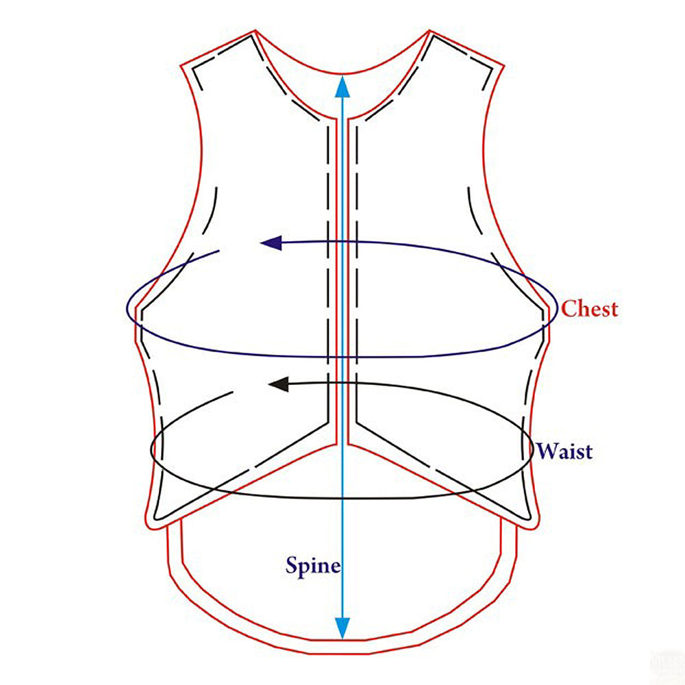 Equestrian Horse Riding Vest Safety Protective Hilason Denim Rough Stock