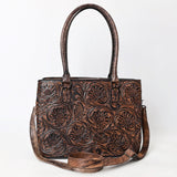 American Darling Tote Beautifully Hand Tooled Genuine Leather women bag western handbag purse