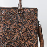 American Darling Tote Beautifully Hand Tooled Genuine Leather women bag western handbag purse