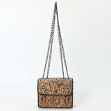 American Darling Small Crossbody Beautifully Hand Tooled Genuine Leather women bag western handbag purse