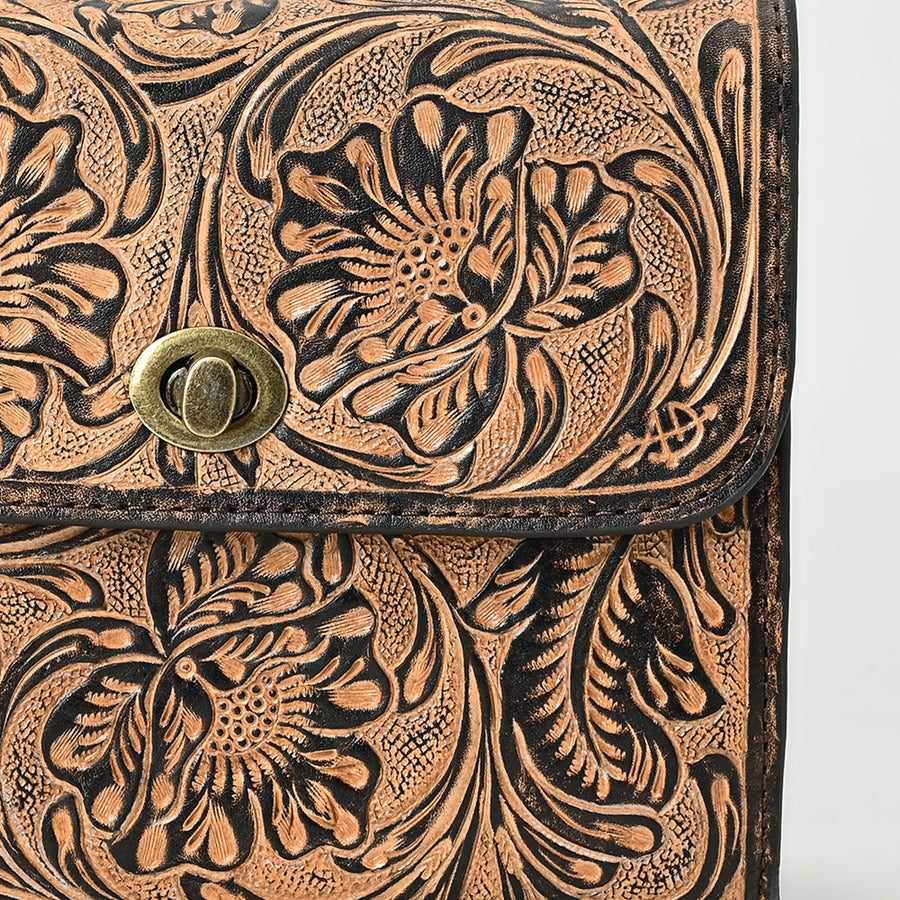 American Darling Tote Beautifully Hand Tooled Genuine Leather women bag western handbag purse | Travel Bags College Casual