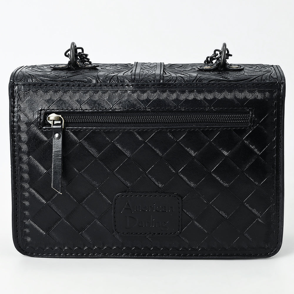 American Darling Small Crossbody Beautifully Hand Tooled Genuine Leather women bag western handbag purse