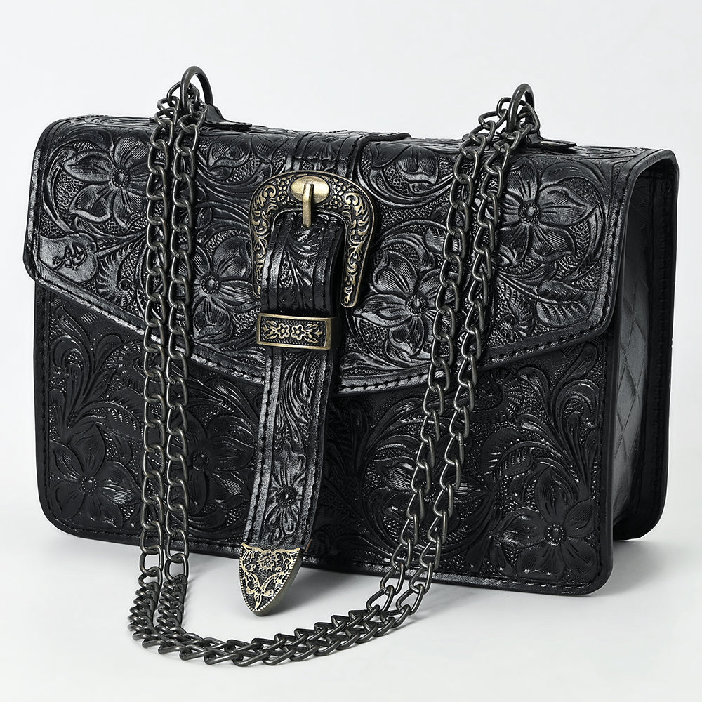 American Darling Small Crossbody Beautifully Hand Tooled Genuine Leather women bag western handbag purse