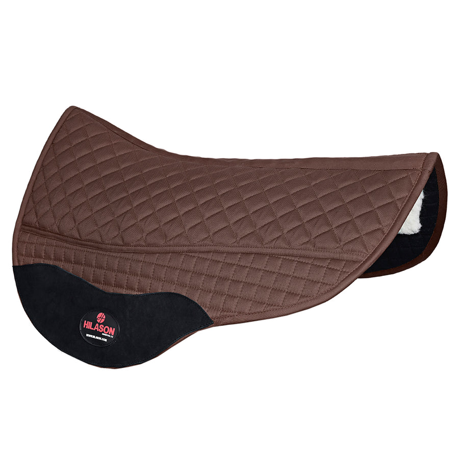 HILASON Western All Purpose Horse English Saddle Pad Brown - Uhorse