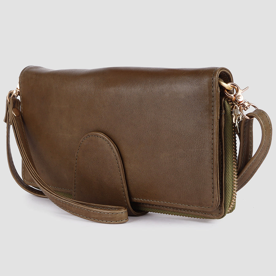 American Darling Wallet Full Grain Genuine Leather Western Women Bag | Handbag Purse Wristlet Travel Clutch - Uhorse