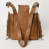 American Darling Large Crossbody Hair On Genuine Leather Western Women Bag Handbag Purse|