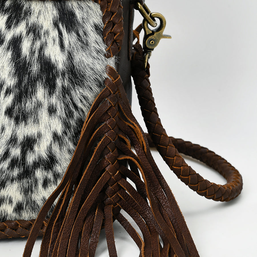 American Darling Crossbody Hair On Genuine Leather Women Bag Western Handbag Purse