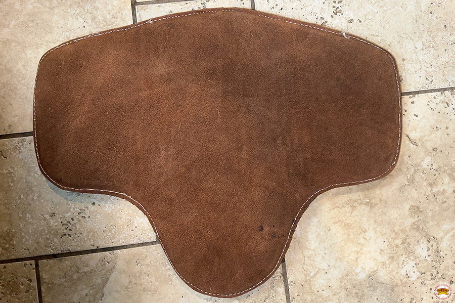HILASON Western Leather Bareback Rig Pad Saddle Brown | Pads for Horses