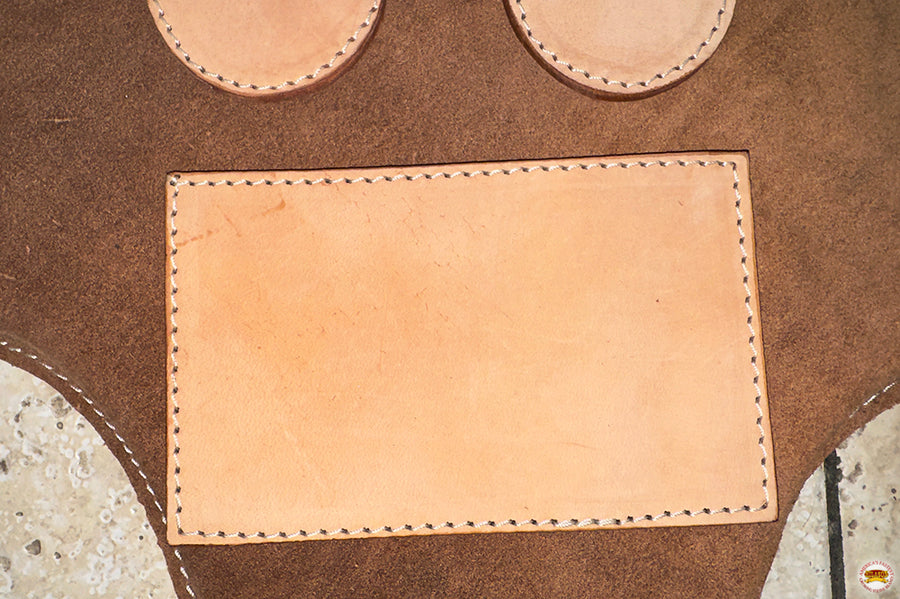 HILASON Western Leather Bareback Rig Pad Saddle Brown | Pads for Horses