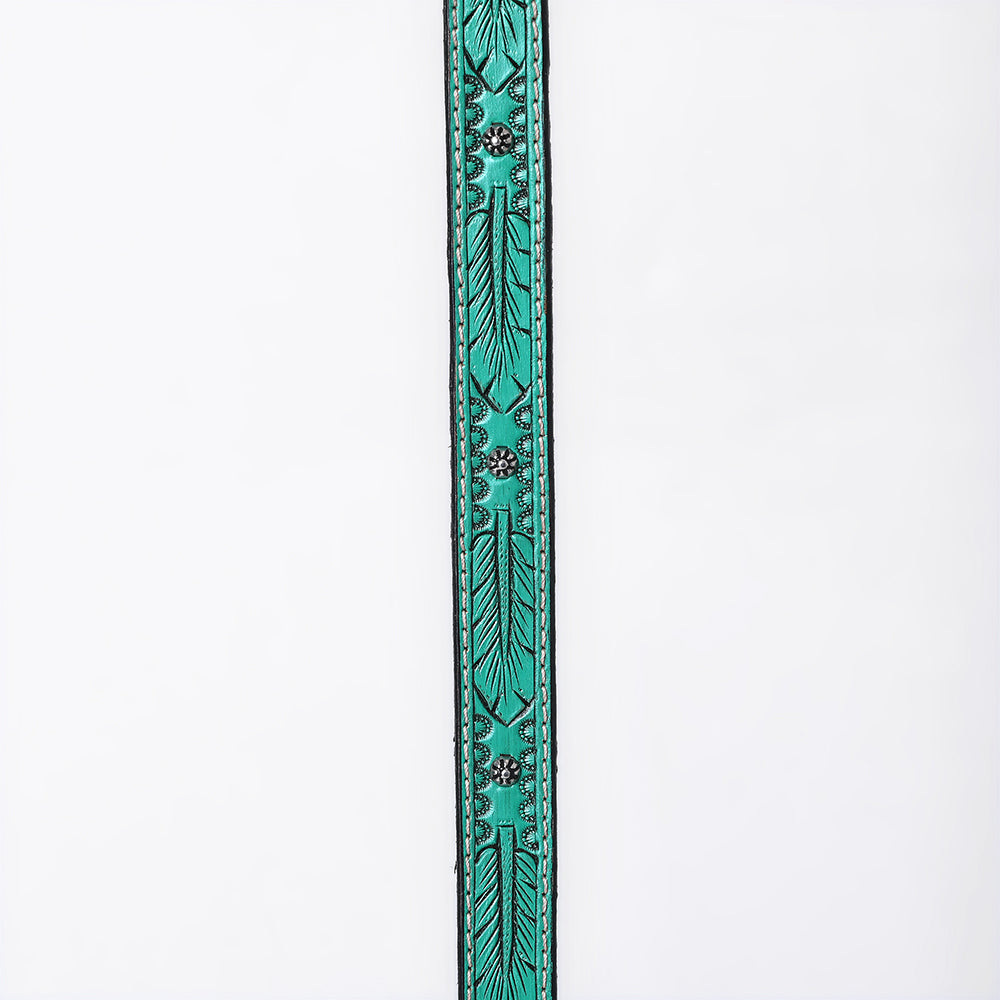 American Darling Hand tooled Hatband Genuine American Leather Western Adjustable Unisex